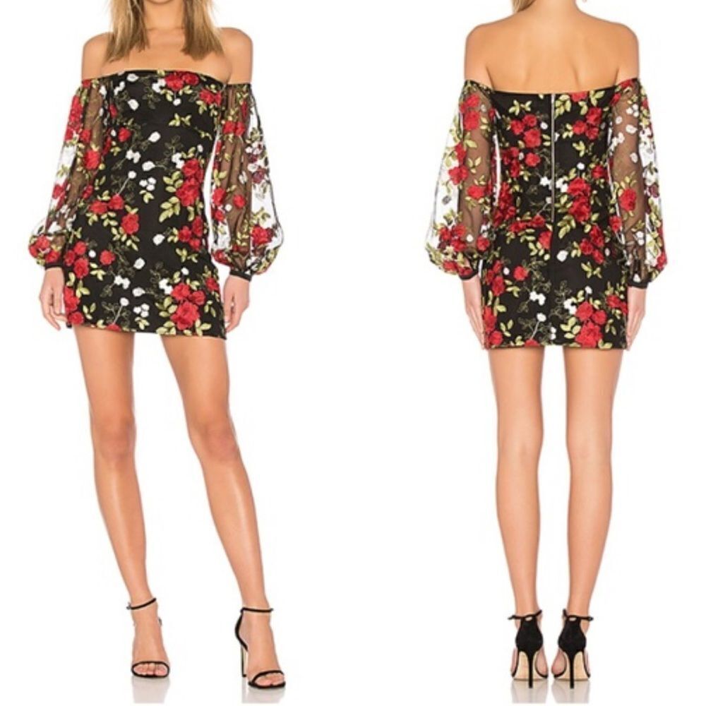 Lovers + Friends Halycon Bliss Off Shoulder Dress